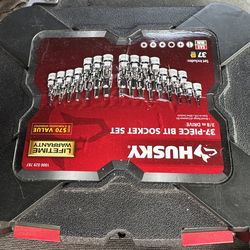 Husky 37 piece socket set