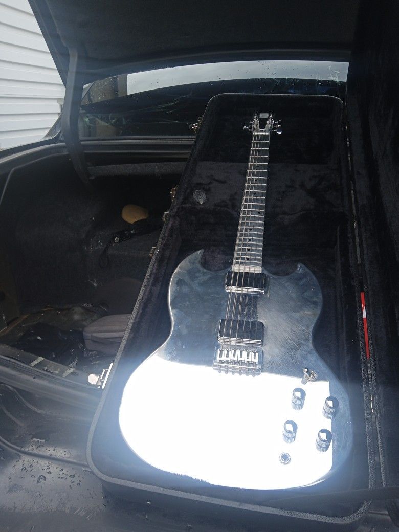 Solid Aluminum SG Guitar
