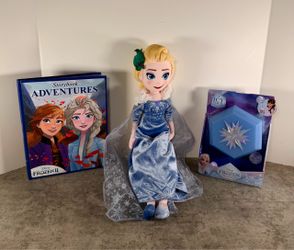 Disney Frozen Elsa Plush Doll with Storybook