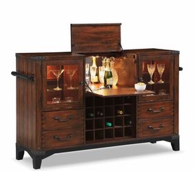 Wood sideboard buffet table