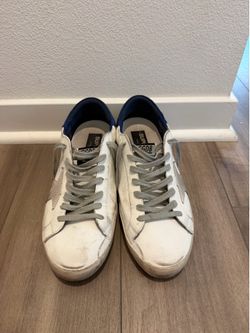 Golden goose super star, blue snake skin