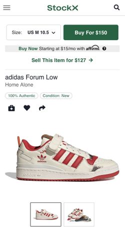 Adidas Fórum Home Alone Size 10.5