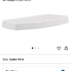 Cadet/ Toilet Top Cover 10 In 