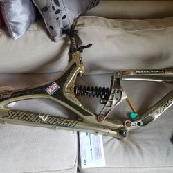 Silver Bike Frame