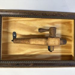 Vintage Wood Keg Whiskey Barrel Tap