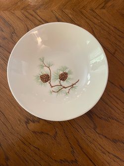 French Saxon China Pine Cone Bowl Union Made USA-5 (Like New - See  Description!!)