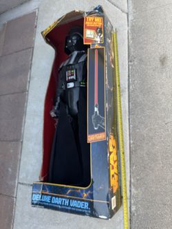 Star Wars Darth Vader Action Figure with Sound Effects Collectible in Box