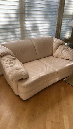 Leather living room set