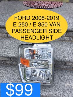 FORD E250 - E 350 van PASSENGER SIDE HEADLIGHT HEADLIGHTS
