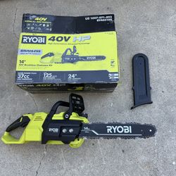 RYOBI 40V HP Brushless 14 in. Battery Chainsaw (Tool Only)