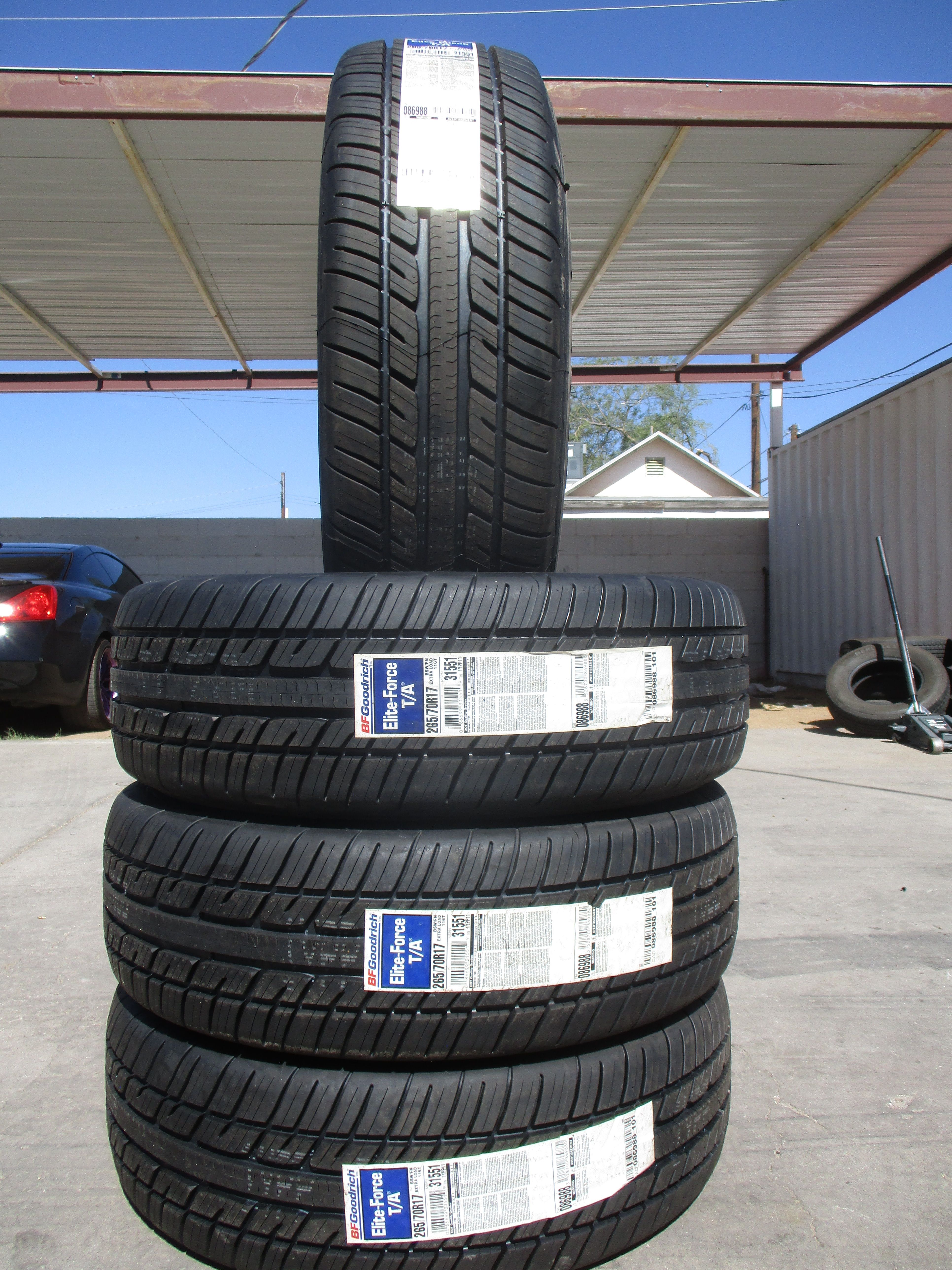 265/70/17 New BFGoodrich Elite Force T/A Tires