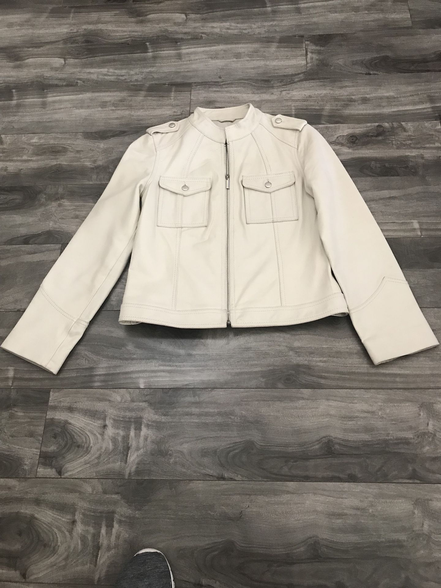 Leather Jacket “Attention “ 100% genuine leather