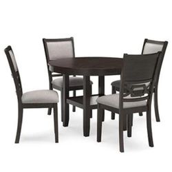 Longwest Dining Table and 4 Chairs