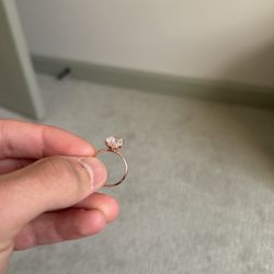 Lab Grown Diamond Ring Rose Gold Size 9