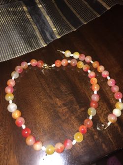 Handmade necklace & bracelet