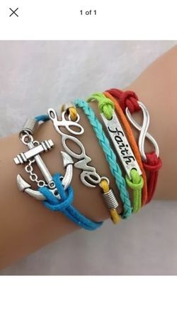 Love leather bracelet