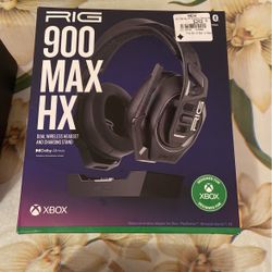 Nacon Rig 900 Max Hx Dual Wireless Headset W/charging Stand