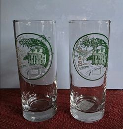 Vintage Songs of the South Krewe of Thoth Glasses 1983 Set of 2