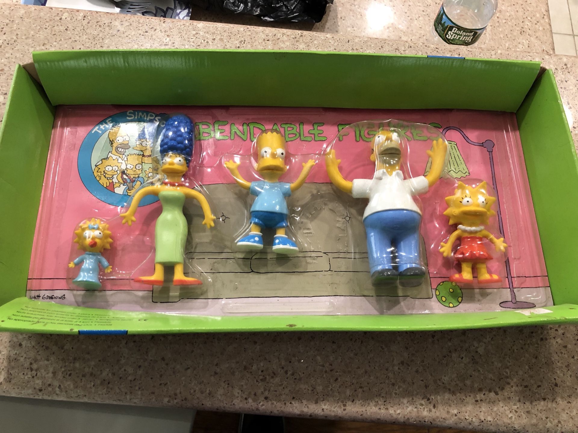 1990 The Simpson’s bendable Action figures toy