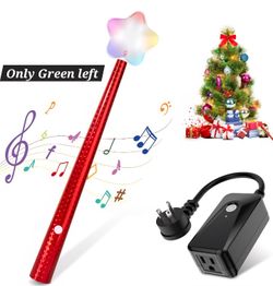 Adamonda Magic Christmas Light Wand,Wireless Remote Control Outlet for Christmas Tree Lights 