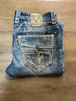 Men’s Rock Revival 36x32 Bootcut