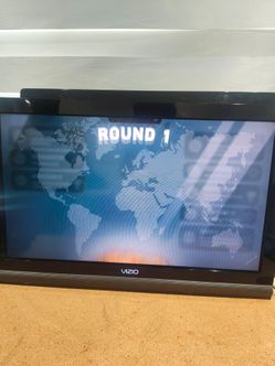 Vizio TV with built in sound bar,  L 30.5", H 20" W 3"