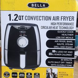 New Bella 1.2QT Convection Air Fryer