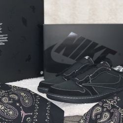 Travis Scott  Jordan 1 Phantom Black And Cactus Mack