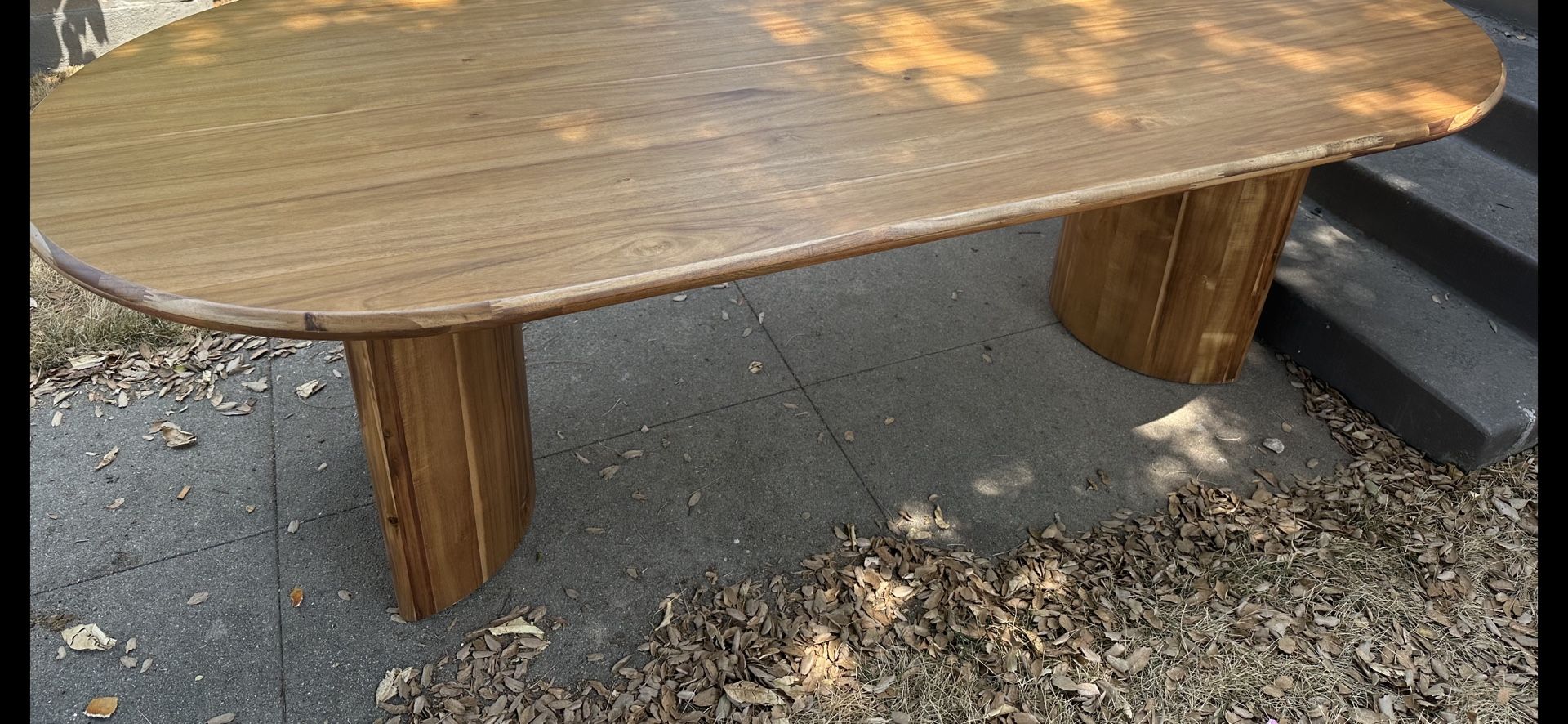 Panos Sandy Acacia Wood Dining Table