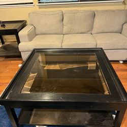 Black Glass Coffee Table