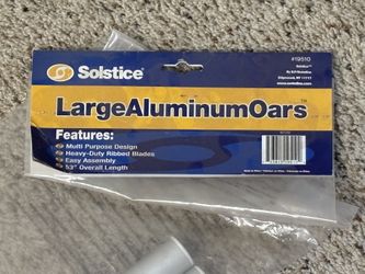 Solstice Large Aluminum Oars (53” in length) — BRAND NEW / NEVER USED