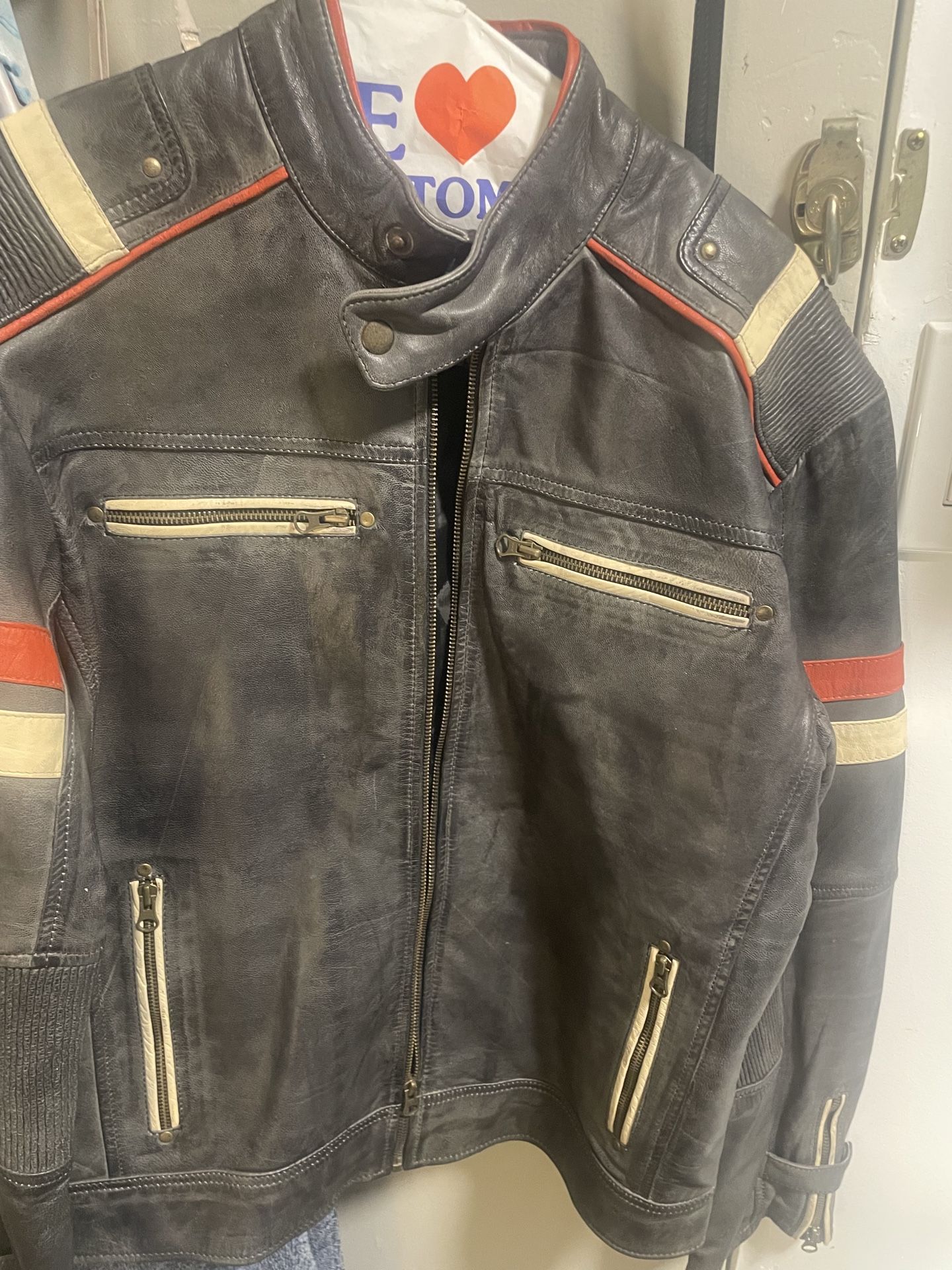 Leather jacket