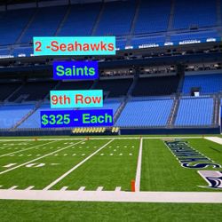 Seahawks Saints Tickets 