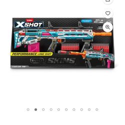 New XSHOT SKINS Pro Series 1 Long Shot (40 Darts) Outdoor Blaster by ZURU for Ages 14+