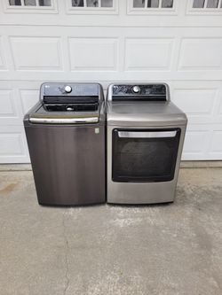 LG WASHER AND GAS DRYER