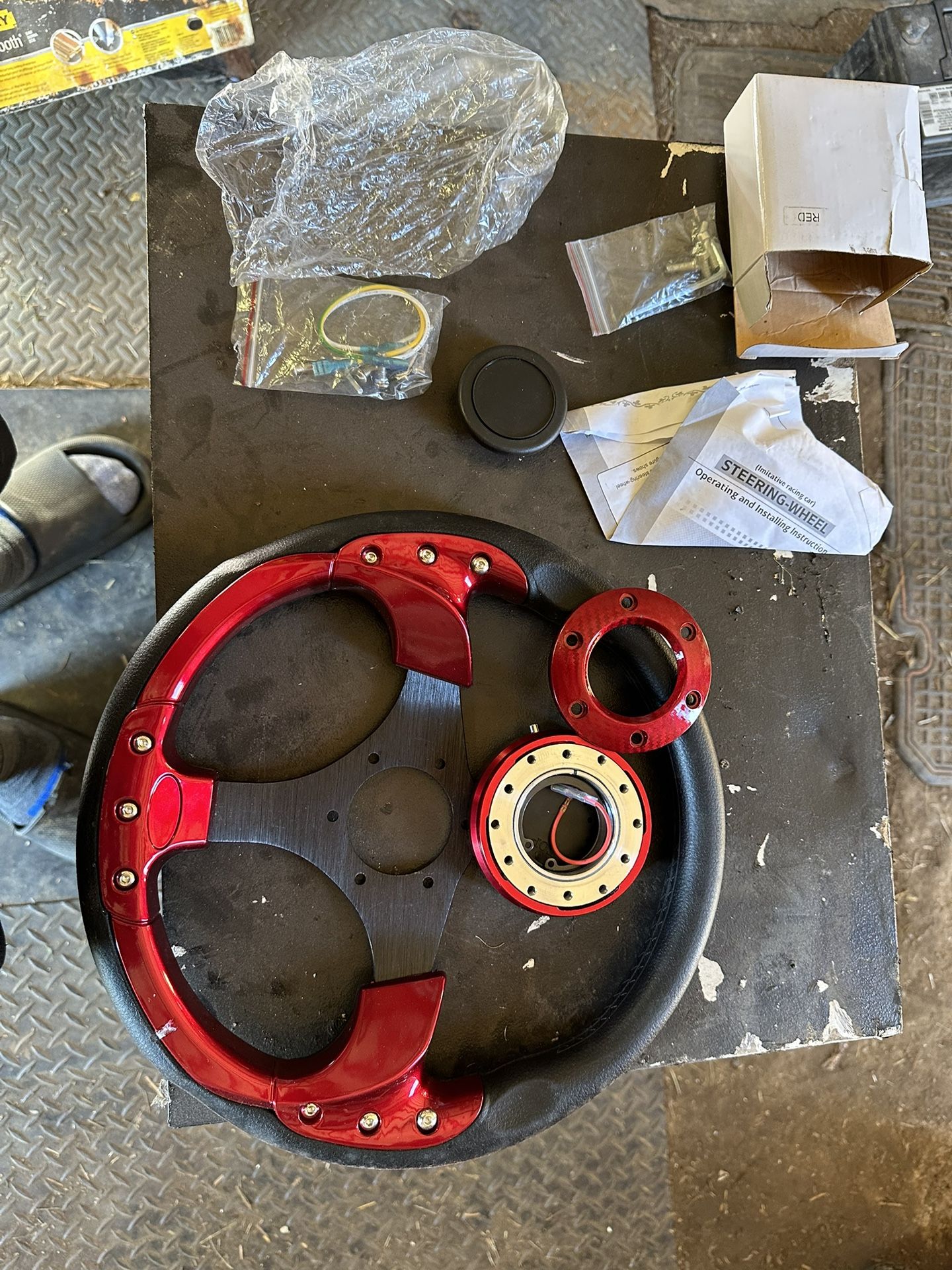 Aftermarket steering wheel