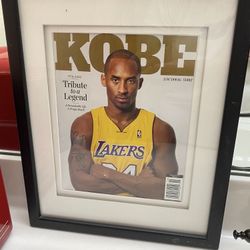 Kobe Bryant Framed Magazine 