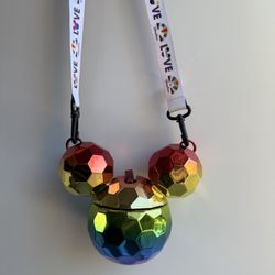 🌈 Disney Parks Pride “LOVE” Mickey Sipper – Limited Edition