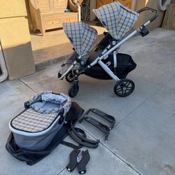 Limited Edition Uppababy vista V1 Double Stroller