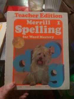Merrill Spelling 1 Teacher Edition