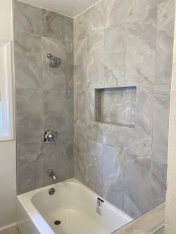 Tile installation