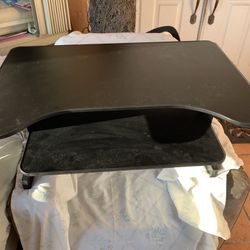 Computer Desk Adjustable Table Keyboard Tray Laptop 