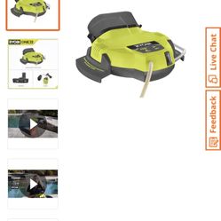 exelente máquina Ryobi para rodear agua se puede poner en su jardín o en su patio viend con su batería le falta cargador esta nueva $70 