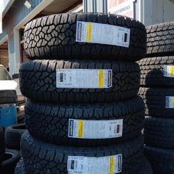 4 New Tires Installed/ Nuevas Llantas Instaladas 235/75/15 Good Year Tires