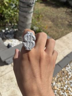 Diamond Test Approved Moissanite Money Ring 