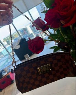 Discontinued Rare LV shoulder bag clutch Ebene Eva