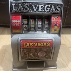 Vintage Slot Machine 11” Tall 