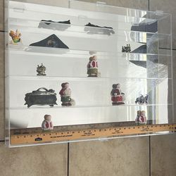 Acrylic Shelf Display With Mirror