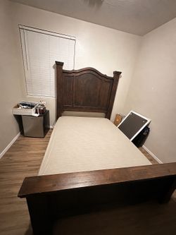 Rustic bed frame made in Mexico