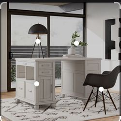 Alcott hill madelynn executive desk discount